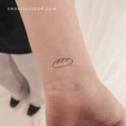 Baguette Temporary Tattoo - Set Of 3