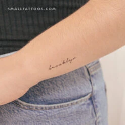 Brooklyn Temporary Tattoo (Set Of 3)