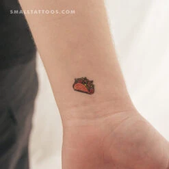 Little Taco Temporary Tattoo (Set Of 3)