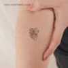 Flower Heart Temporary Tattoo (Set Of 3) -Da Vinci Shop 1746012377417