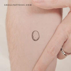 Potato Temporary Tattoo (Set Of 3)