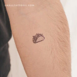 Taco Temporary Tattoo (Set Of 3)