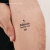 Bitcoin Boating Club Temporary Tattoo (Set Of 3) -Da Vinci Shop 1747827022101