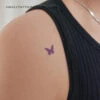 Purple Butterfly Temporary Tattoo (Set Of 3) -Da Vinci Shop 1747828583489