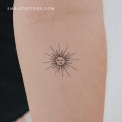 Inti Sun Temporary Tattoo (Set Of 3)