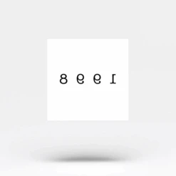 1998 Birth Year Temporary Tattoo (Set Of 3) -Da Vinci Shop 1998 white