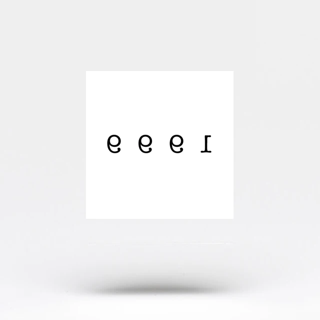 1999 Birth Year Temporary Tattoo (Set Of 3) 4 1999 Birth Year Temporary Tattoo (Set Of 3) - Image 2