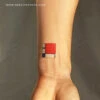 Mondrian's Composition II Temporary Tattoo (Set Of 3) -Da Vinci Shop Composition II in Red Blue and Yellow temporary tattoo