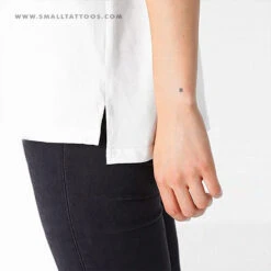 B Uppercase Serif Letter Temporary Tattoo (Set Of 3) -Da Vinci Shop b serif capital tatteco temporary tattoo