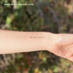 Small Be Here Now Temporary Tattoo (Set Of 3) 8 Small Be Here Now Temporary Tattoo (Set Of 3) -Da Vinci Shop be here now st tt