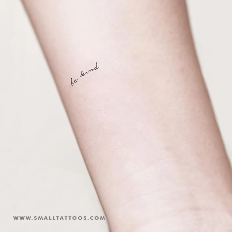 Be Kind Temporary Tattoo (Set Of 3) 5 Be Kind Temporary Tattoo (Set Of 3) - Image 3