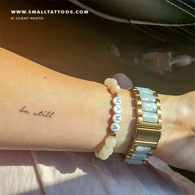 Be Still Temporary Tattoo (Set Of 3) 6 Be Still Temporary Tattoo (Set Of 3) - Image 4