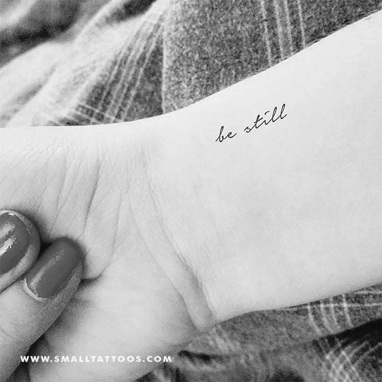 Be Still Temporary Tattoo (Set Of 3) 8 Be Still Temporary Tattoo (Set Of 3) - Image 6