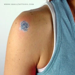 Blue Rose Head Temporary Tattoo By Mini Lau (Set Of 3) -Da Vinci Shop blue rose head temporary tattoo mini lau bd34ddd8 19dd 4582 b4d3 19d66bd78015