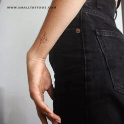 Harmlessberry's Fine Line Flower Bouquet III Temporary Tattoo 8 Harmlessberry's Fine Line Flower Bouquet III Temporary Tattoo -Da Vinci Shop bouquet 2 harmlessberry st