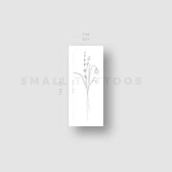 Harmlessberry's Fine Line Flower Bouquet III Temporary Tattoo 9 Harmlessberry's Fine Line Flower Bouquet III Temporary Tattoo -Da Vinci Shop bouquet iii st