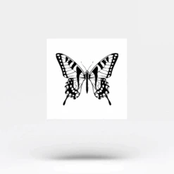 Swallowtail Butterfly Temporary Tattoo (Set Of 3) 5 Swallowtail Butterfly Temporary Tattoo (Set Of 3) -Da Vinci Shop butterfly background
