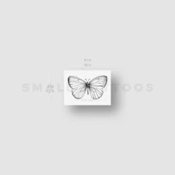 Butterfly Temporary Tattoo (Set Of 3) -Da Vinci Shop butterfly ipad st