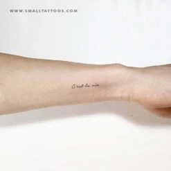 C'est La Vie Temporary Tattoo (Set Of 3) -Da Vinci Shop c est la vie st temporary tattoo