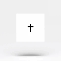 Tiny Cross Temporary Tattoo (Set Of 3) -Da Vinci Shop cross 3