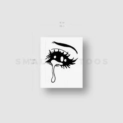 Crying Eye Temporary Tattoo By Tukoi (Set Of 3) -Da Vinci Shop crying eye st