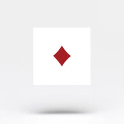 Diamonds Suit Temporary Tattoo (Set Of 3) -Da Vinci Shop diamond temporary