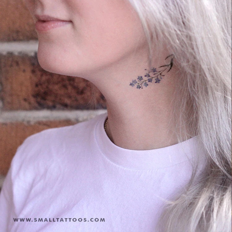 Forget-me-not Temporary Tattoo By Lena Fedchenko (Set Of 3) 8 Forget-me-not Temporary Tattoo By Lena Fedchenko (Set Of 3) - Image 6