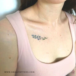 Forget-me-not Temporary Tattoo By Lena Fedchenko (Set Of 3) 11 Forget-me-not Temporary Tattoo By Lena Fedchenko (Set Of 3) -Da Vinci Shop forget me not temporary tattoo 4