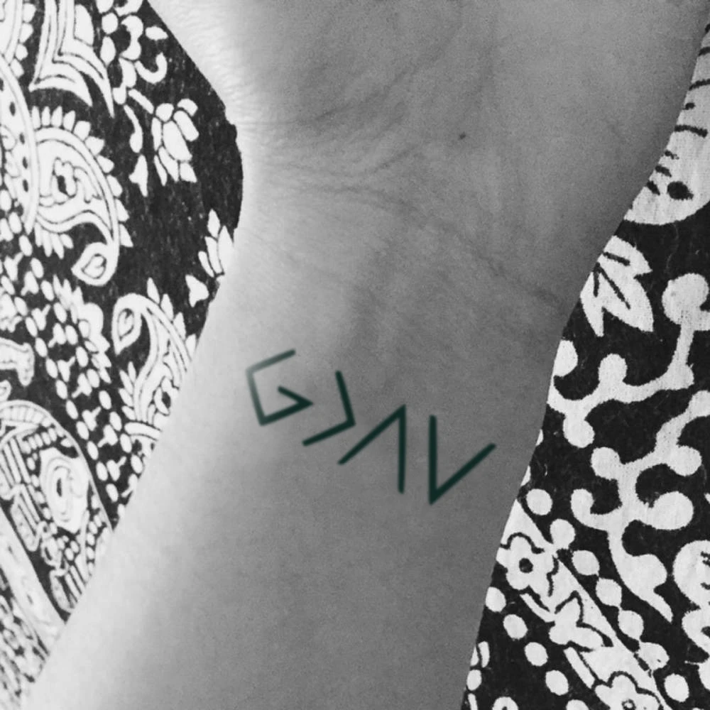 God Is Greater Than My Highs And Lows Symbol Temporary Tattoo (Set Of 3) 5 God Is Greater Than My Highs And Lows Symbol Temporary Tattoo (Set Of 3) - Image 3