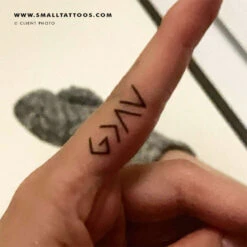 Small God Is Greater Than My Highs And Lows Symbol Temporary Tattoo (Set Of 3) -Da Vinci Shop god is greater than little temporary tattoo customer