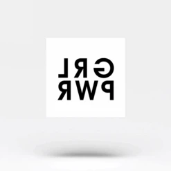 GRL PWR Temporary Tattoo (Set Of 3) -Da Vinci Shop grl pwr 01
