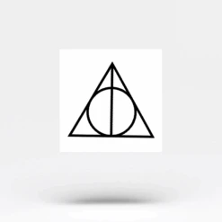 Deathly Hallows Temporary Tattoo (Set Of 3) -Da Vinci Shop harry potter deathly hallows