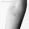 Traveller Heart Temporary Tattoo (Set Of 3) -Da Vinci Shop heart airplane temp tattoo