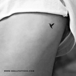 Hummingbird (Left) Temporary Tattoo (Set Of 3) -Da Vinci Shop hummingbird left tatteco st