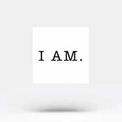 I AM Temporary Tattoo (Set Of 3) -Da Vinci Shop i am temporary tattoo 26a3a84d 13ce 4279 88fe 3da40092256e
