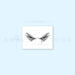 The Fallen Angel's Gaze Temporary Tattoo (Set Of 3) -Da Vinci Shop image1 st 750px 028f473f 6dde 4bf6 bd12 2ce47280365b