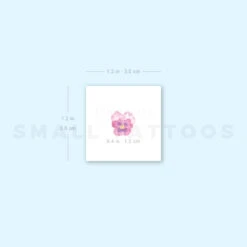 Tiny Pink Pansy Temporary Tattoo (Set Of 3) -Da Vinci Shop image1 st 750px 05e3572c 34d9 473b b711 234e6b0b2526