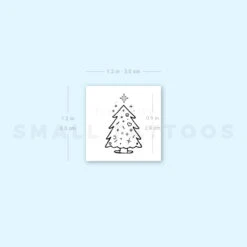Christmas Tree Temporary Tattoo (Set Of 3) -Da Vinci Shop image1 st 750px 0806e964 7957 4917 84ee 9620ec120898