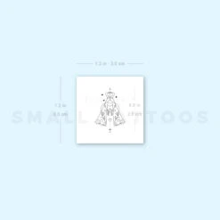 Our Lady Of Aparecida Temporary Tattoo (Set Of 3) -Da Vinci Shop image1 st 750px 085bbcd9 7f49 466f a549 a2d4764ae6a6
