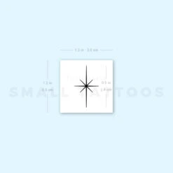 Small North Star Temporary Tattoo (Set Of 3) -Da Vinci Shop image1 st 750px 0a268738 b824 47c7 b997 7725cf466706