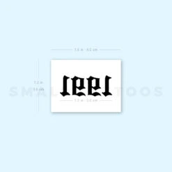 Gothic 1991 Temporary Tattoo (Set Of 3) -Da Vinci Shop image1 st 750px 0b0fbe33 6de2 4d7e b63e 05e6974fbf98