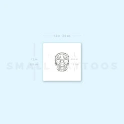 Fine Line Sugar Skull Temporary Tattoo - Set Of 3 -Da Vinci Shop image1 st 750px 0c4bf4e6 4d9c 4768 adf1 bd08607e4cb8