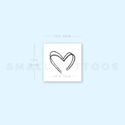 Double Heart Temporary Tattoo (Set Of 3) -Da Vinci Shop image1 st 750px 1155bde6 0716 4fca 9f06 493d6c037126