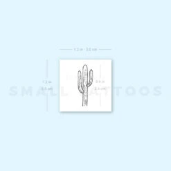 Saguaro Cactus Temporary Tattoo (Set Of 3) -Da Vinci Shop image1 st 750px 143f32cd e74c 4bbe 9709 12dcc512fcca