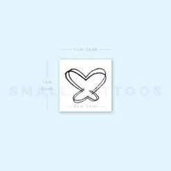 Double Heart Butterfly Temporary Tattoo (Set Of 3) -Da Vinci Shop image1 st 750px 1b7ddcb8 4db3 4a08 a238 a9f1ad6dc85f