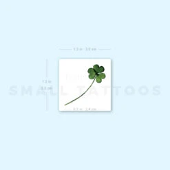 Small Clover By Ann Lilya Temporary Tattoo (Set Of 3) -Da Vinci Shop image1 st 750px 1f06506a c67e 477b a01d 148642a40c7b