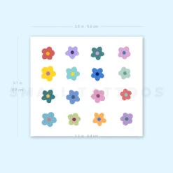 Little Flower Collection By Ann Lilya Temporary Tattoo (Set Of 3) -Da Vinci Shop image1 st 750px 23a56b5b 8f80 46fb 8ac9 cc5d2de04c0f