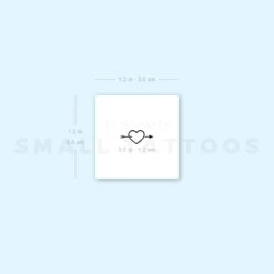Little Heart And Arrow Temporary Tattoo (Set Of 3) -Da Vinci Shop image1 st 750px 24d09cb6 db37 4348 8007 ecced0d80d04