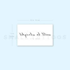 We'll Be Alright Temporary Tattoo (Set Of 3) -Da Vinci Shop image1 st 750px 25938fb1 5ed2 445a bbbd fc0586ce688b