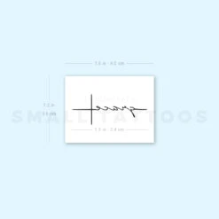 Grace And Cross Temporary Tattoo (Set Of 3) -Da Vinci Shop image1 st 750px 2987ca50 f70d 4807 99b3 05d1eb060650